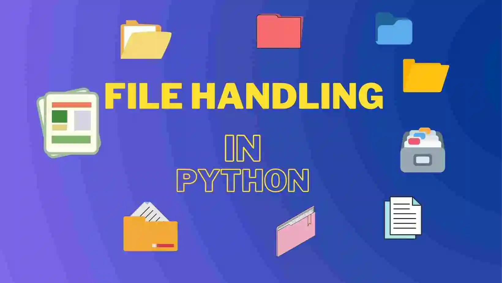File Handling in Python and Operations performed on File Handling