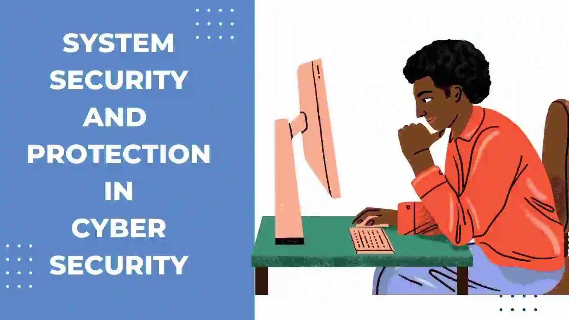 System security focuses on protecting computer systems, networks, and data from unauthorized access, attacks, and other potential threats.