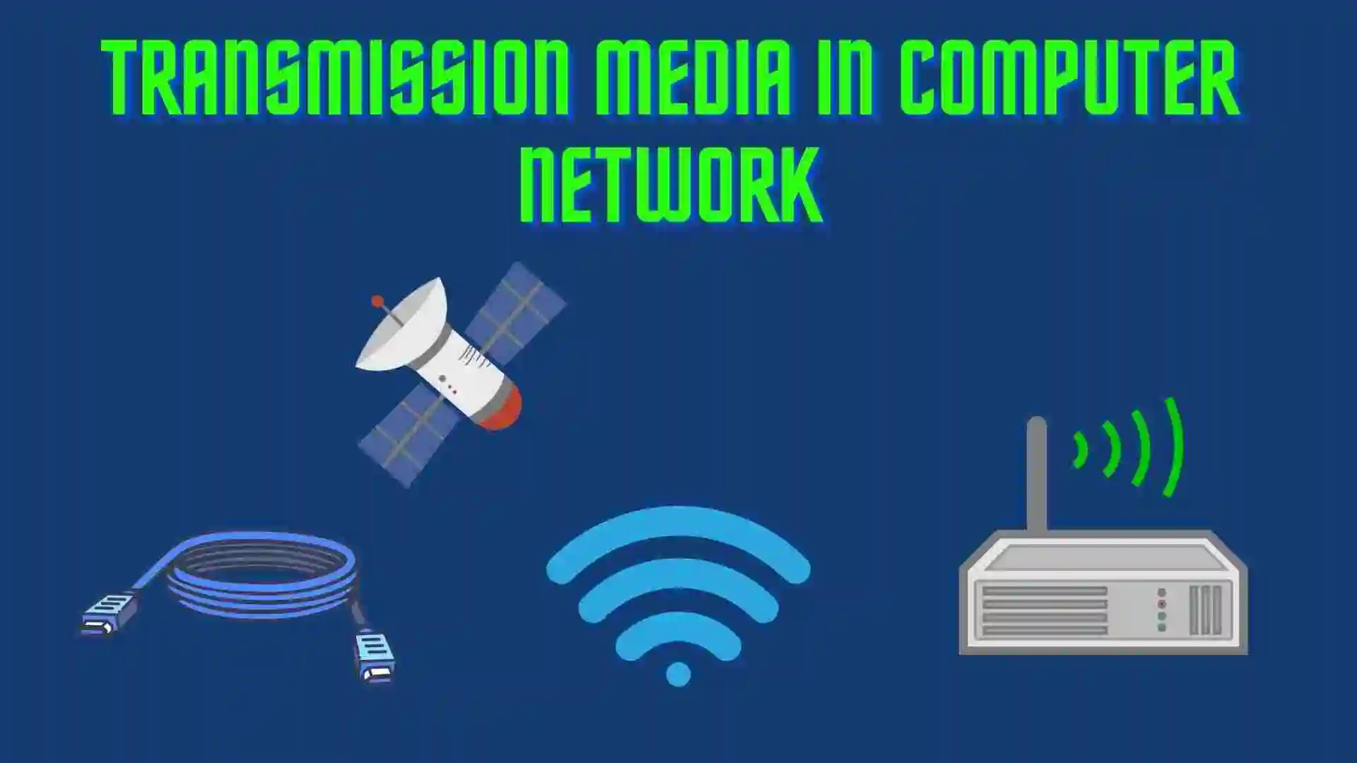 Transmission Media | Guided and UnGuided Media in Networks