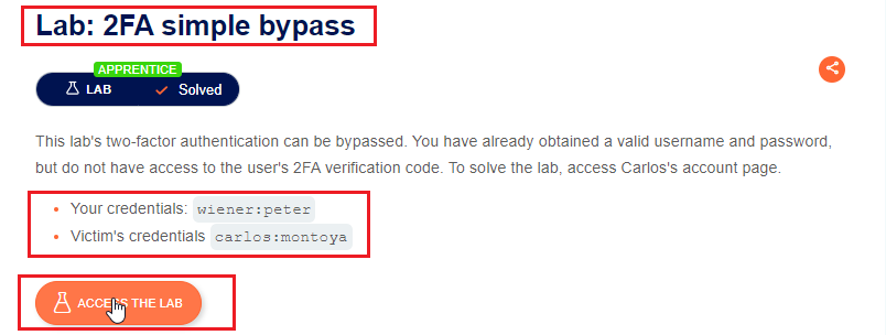 Two-Factor Authentication Lab.